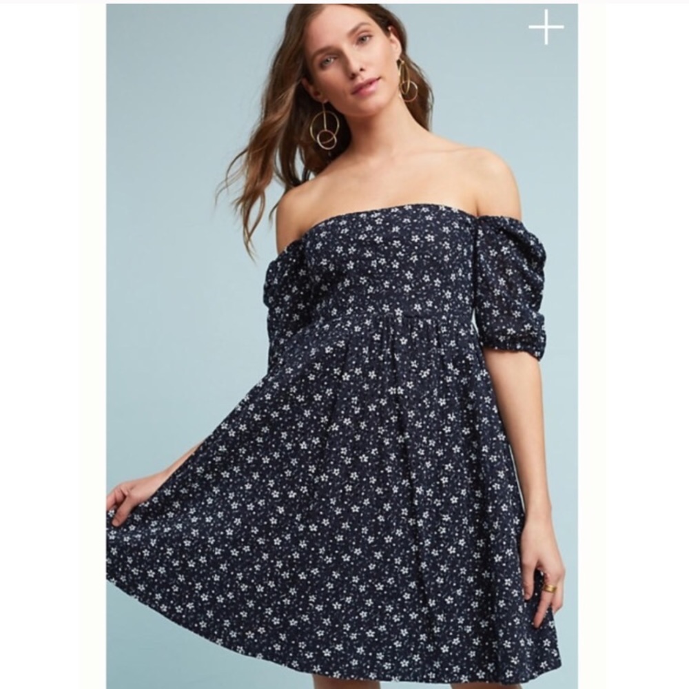 Anthropologie Lillianne Floral Dress